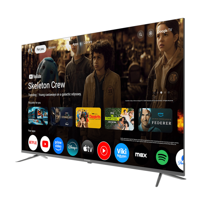 TELEVISOR UHD 4K 65" 5.0 GOOGLE TV NEGRO/-INDURAMA