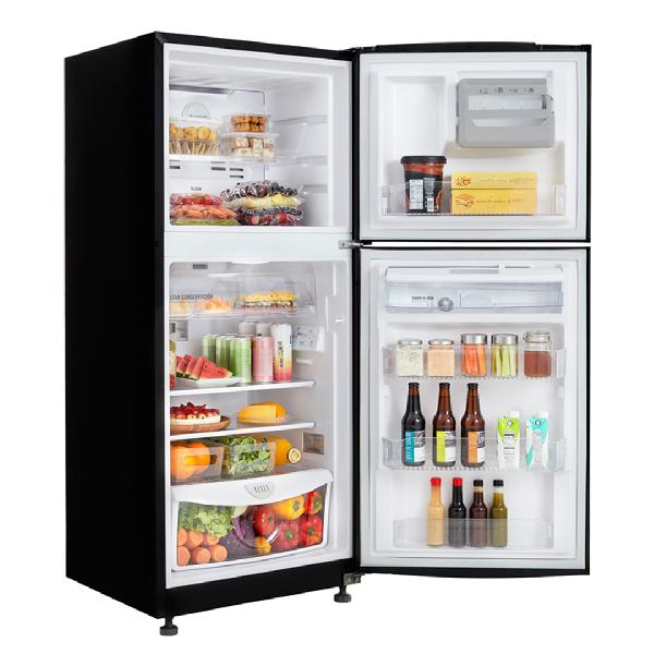 REFRIGERADORA DE 243LT NO FROST MANIJAS INTERNAS 69.2X62X148CM GRIS/TITANIO-HACEB