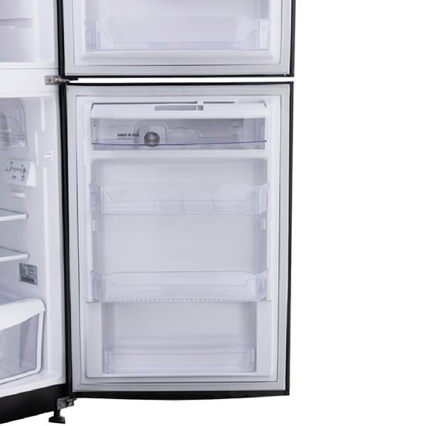 REFRIGERADORA DE 243LT NO FROST MANIJAS INTERNAS 69.2X62X148CM GRIS/TITANIO-HACEB