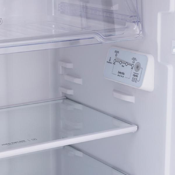 REFRIGERADORA DE 243LT NO FROST MANIJAS INTERNAS 69.2X62X148CM GRIS/TITANIO-HACEB