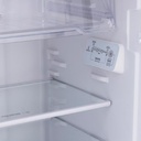 REFRIGERADORA DE 243LT NO FROST MANIJAS INTERNAS 69.2X62X148CM GRIS/TITANIO-HACEB