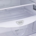 REFRIGERADORA DE 243LT NO FROST MANIJAS INTERNAS 69.2X62X148CM GRIS/TITANIO-HACEB