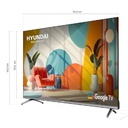 TELEVISOR FHD SMART 43" QLED GOOGLE TV NEGRO/-HYUNDAI