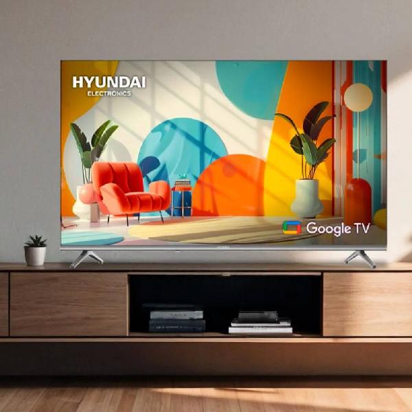 TELEVISOR FHD SMART 43" QLED GOOGLE TV NEGRO/-HYUNDAI