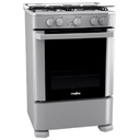 COCINA A GAS 4Q DE 60CM 79.2LT ENCENDIDO ELECTRICO INOX/SILVER -MABE