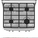 COCINA A GAS 4Q DE 60CM 79.2LT ENCENDIDO ELECTRICO INOX/SILVER -MABE