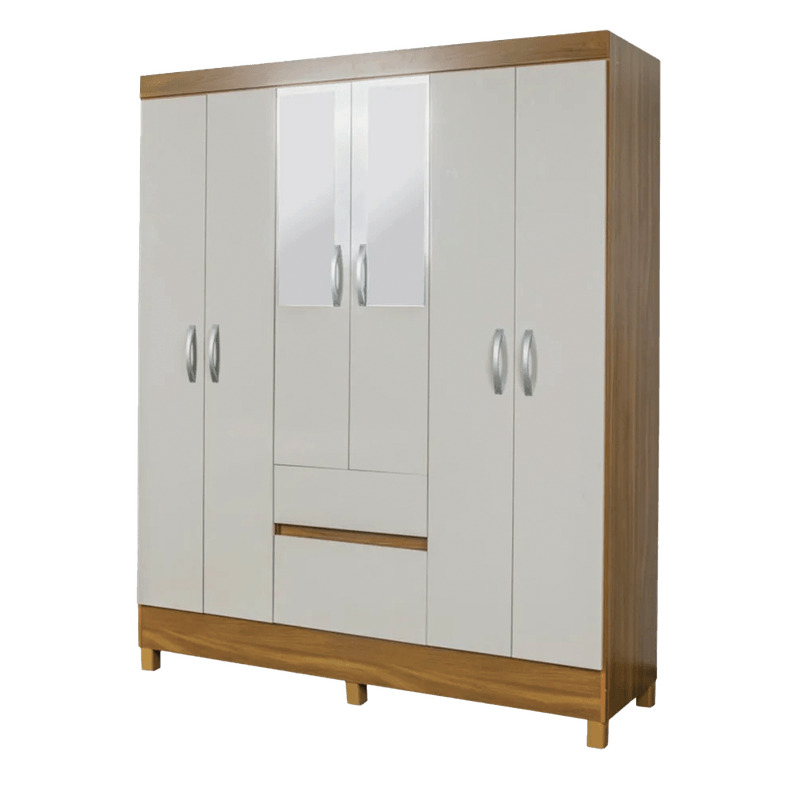 ARMARIO 6P FLASH II C ESPEJO ALMENDRA-EL BOSQUE SA