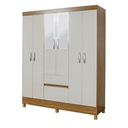 ARMARIO 6P FLASH II C ESPEJO ALMENDRA-EL BOSQUE SA