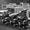 ENCIMERA MUNICH II 5Q VIDRIO TEMPLADO NEGRO BP