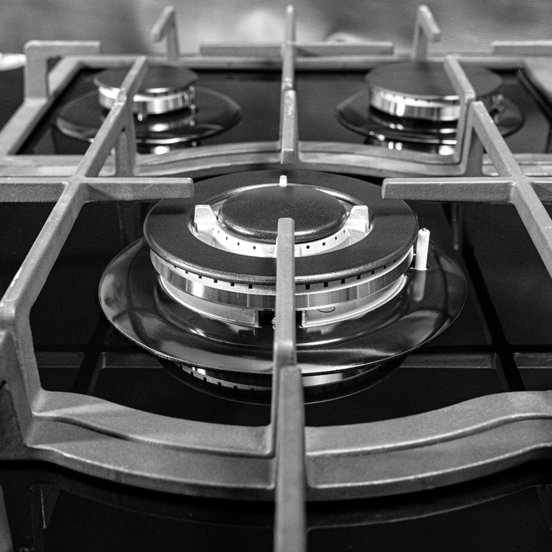 ENCIMERA MUNICH II 5Q VIDRIO TEMPLADO NEGRO BP