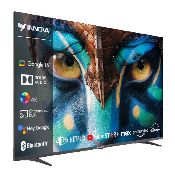 TELEVISOR LED UHD QLED 4K 65" GOOGLE TV BLUETOOTH NEGRO/-INNOVA