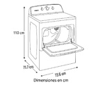 SECADORA A GAS 19KG 42lb BLANCA WHIRLPOOL