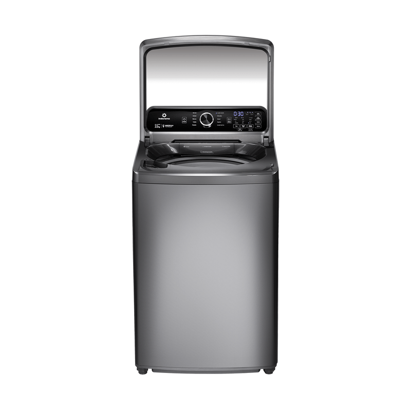 LAVADORA INDURAMA AUTOMÁTICA 22KG INVERTER PLUS TAMBOR DE ACERO INOXIDABLE