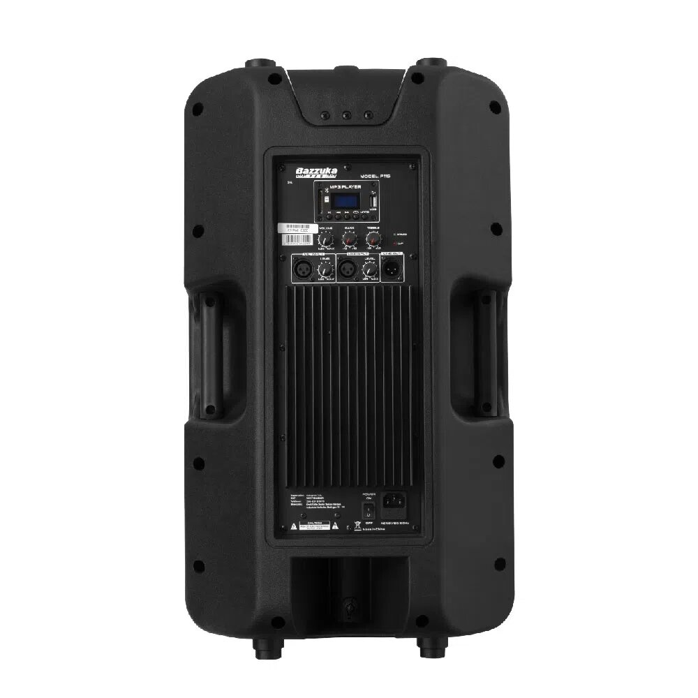 BAZZUKA PARLANTE ACTIVO 15"X 2 SERIE PROFESIONAL MAGNETO 60 OZ / MODELO: BZK P 115