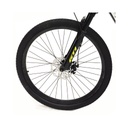 BICICLETA GTI ROCKET GM88-1 ARO 26" NEGRO AMARILLO CUADRO ACERO SUSPENSIÓN DELANTERA 21V FRENO DE DISCO