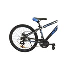 BICICLETA Montañera GTI SNAP Aro 24 Cuadro de Aluminio. (Negro-Azul).