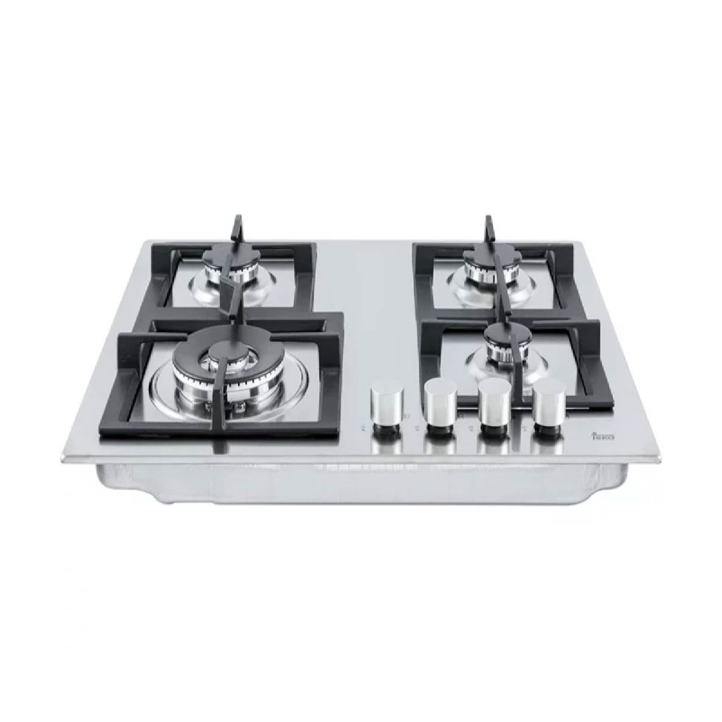 ENCIMERA EMPOTRABLE A/GAS ACERO 4Q 60CM INOX - TEKA