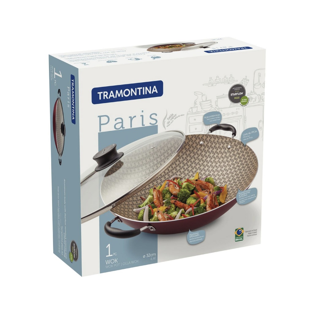 SARTÉN PARIS WOK 32CM - TRAMONTINA