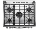 COCINA A/GAS TURIN ZAFIRO 5Q C/GRILL 64X76X95 INOX/-INDURAMA