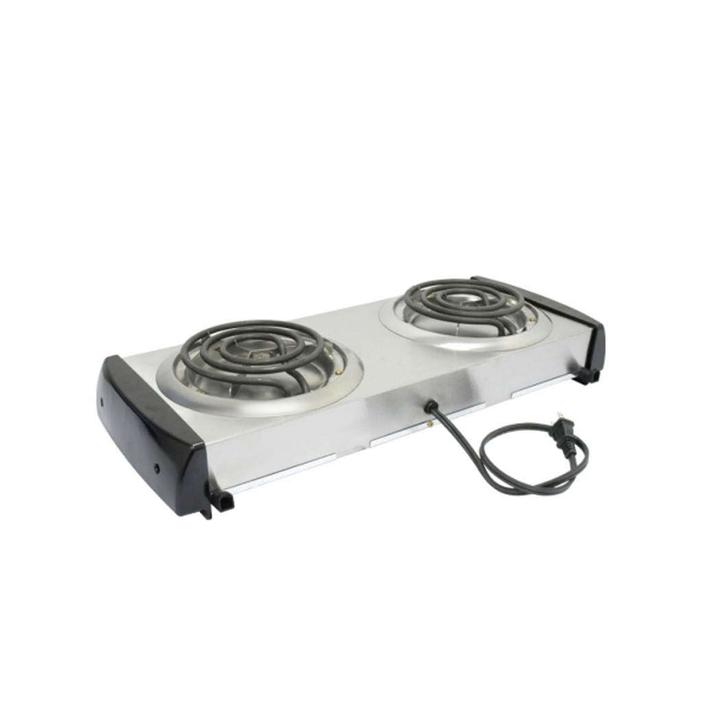 COCINETA ELEC 1500W 2Q INOX - UMCO