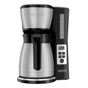CAFETERA DE 12 TAZAS JARRA TÉRMICA 750WATTS INOX/NEGRO -BLACK DECKER