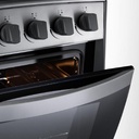 COCINA A GAS DE 4Q 24" HOME PARRILLA FUNDIDA V.110V/50HZ  GRIS/INOX -INDURAMA