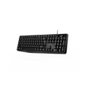 TECLADO C/USBE RESISTENTE/ANTIDERRAMES NEGRO/-GENIUS KB-117