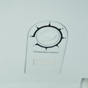 VITRINA VERTICAL 309LT BLANCO/-CASTELL CAS-E411 (309LT)