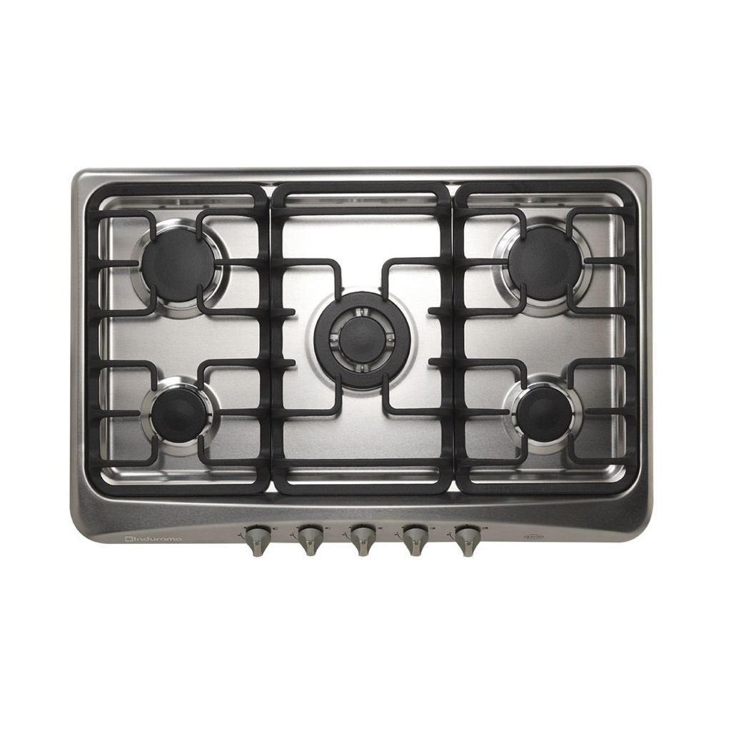 ENCIMERA A GAS 5Q 80CM(F) CROMA INDURAMA