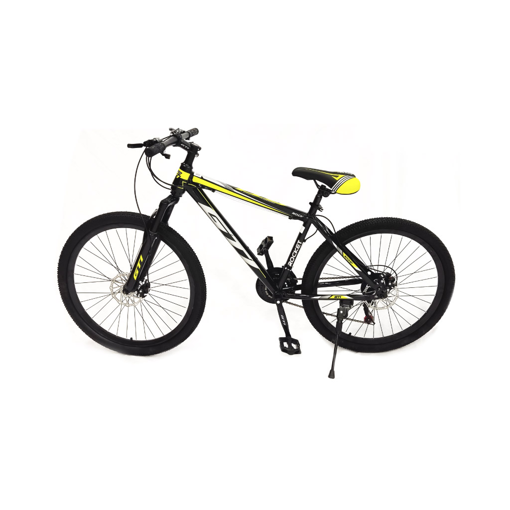 BICICLETA ROCKET ARO 26" NEGRO/ AMARILLO- ECUACYCLO
