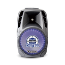 CAJA AMPLIFICADA 60000W 15 PLG C/PEDESTAL BT/USB/SD NEGRO CASTELL