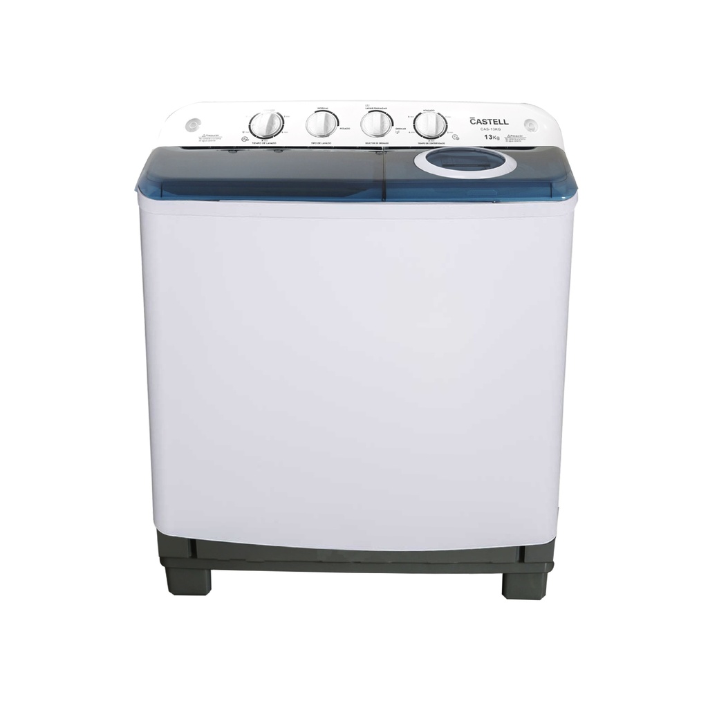 LAVADORA 13 KG MANUAL DOBLE TANQUE CASTELL