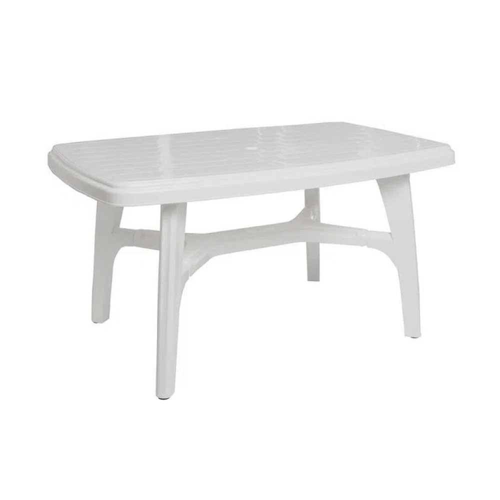 MESA PLASTICA SEVILLA RECTANGULAR BLANCO - PICA