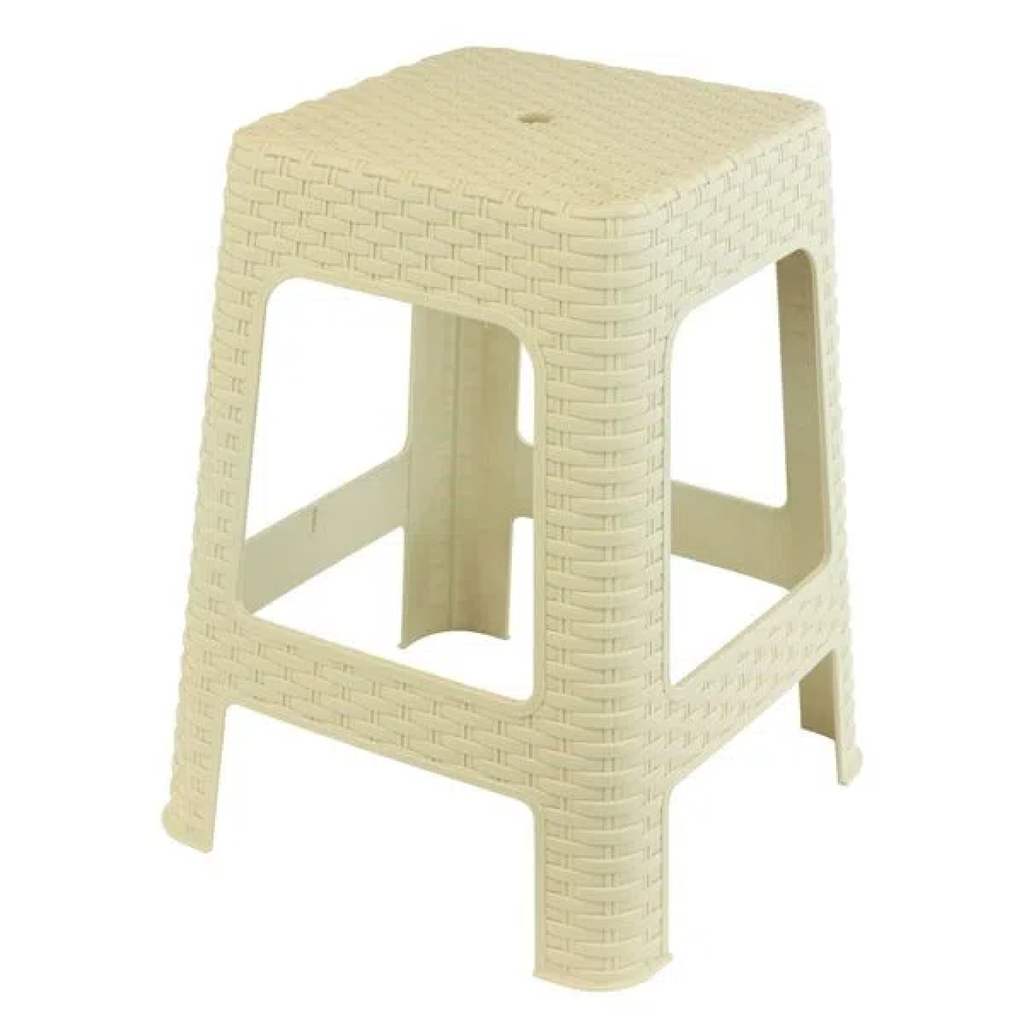 BANCO PLÁSTICA RATAN BEIGE - PICA
