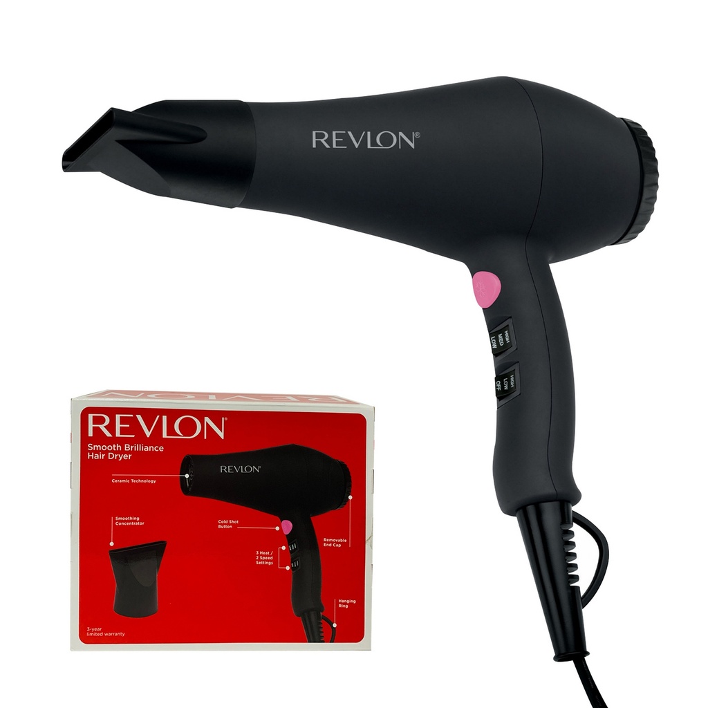 SECADORA DE CABELLO 1875W NEGRO - REVLON