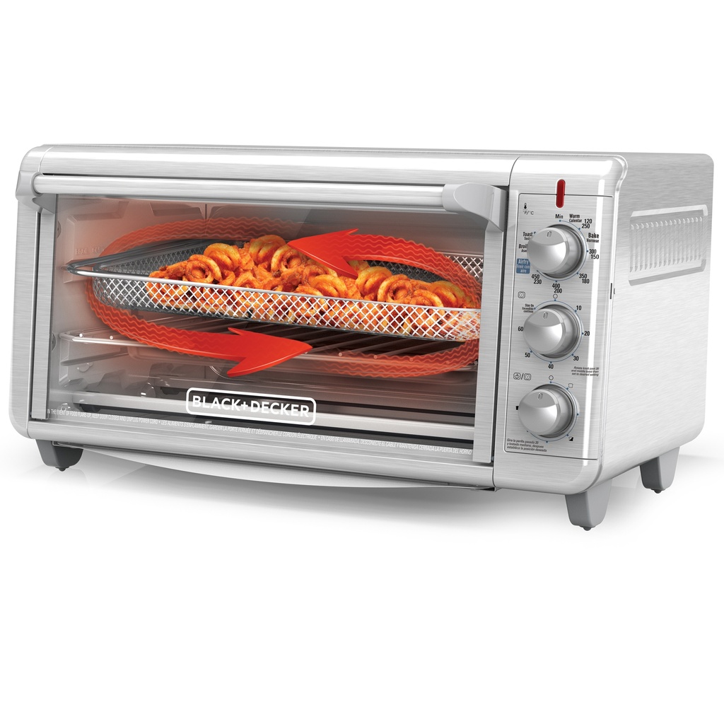 HORNO CON TEGNOLOGIA AIR FREIR 1500W 5 FUNCIONES -BLACK DECKER