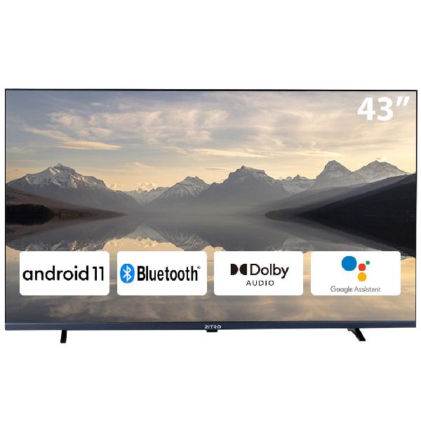 TELEVISOR LED SMART FHD 43" LINUX ANDROID NEGRO/-ZITRO