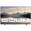 TELEVISOR LED SMART FHD 43" LINUX ANDROID NEGRO/-ZITRO