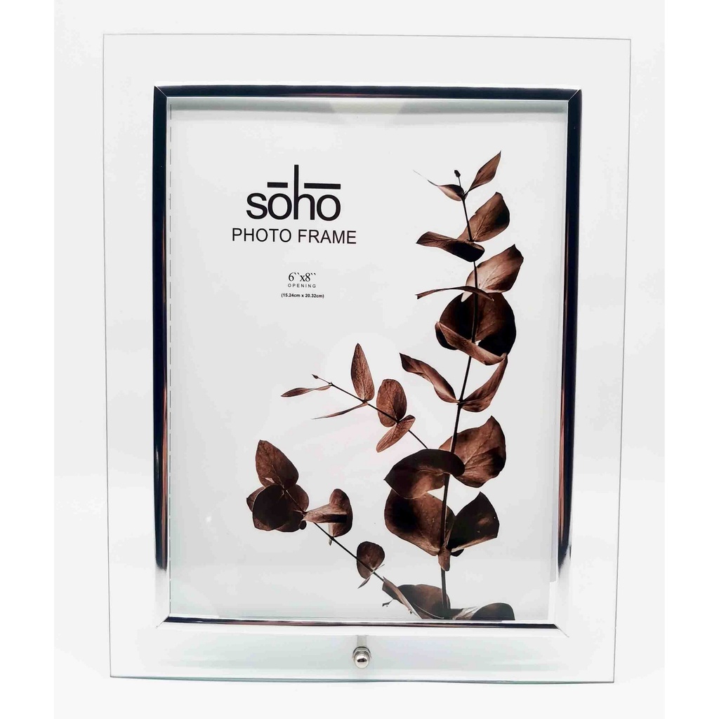 PORTARRETRATO VERTICAL 6X8PLG 20062 NEGRO/DORADO -FEDERAL