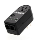 PROTECTOR DE VOLTAJE CAPACIDAD 1800W 120V NEGRO - FORZA