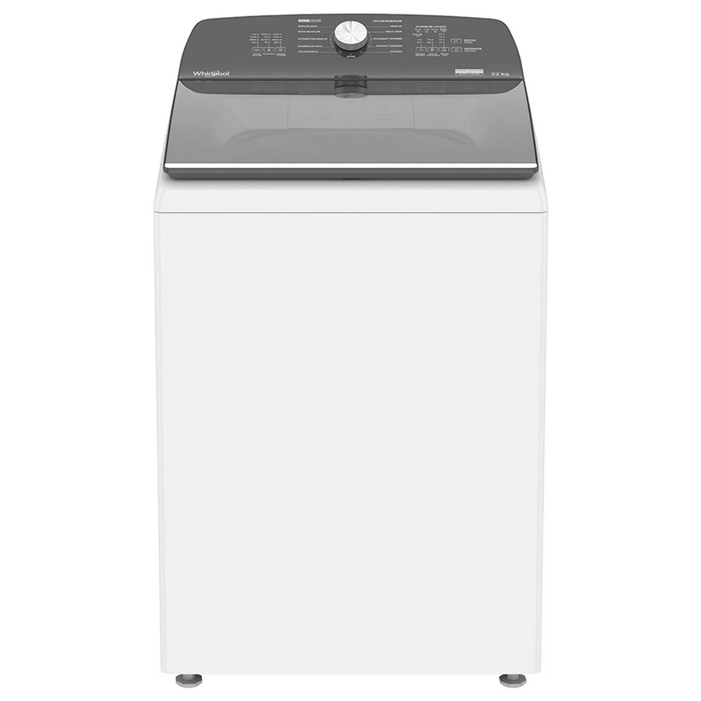 LAVADORA 22 KG DE ROPA CON PANEL 48LB XPERT SY BLANCO/-WHIRLPOOL