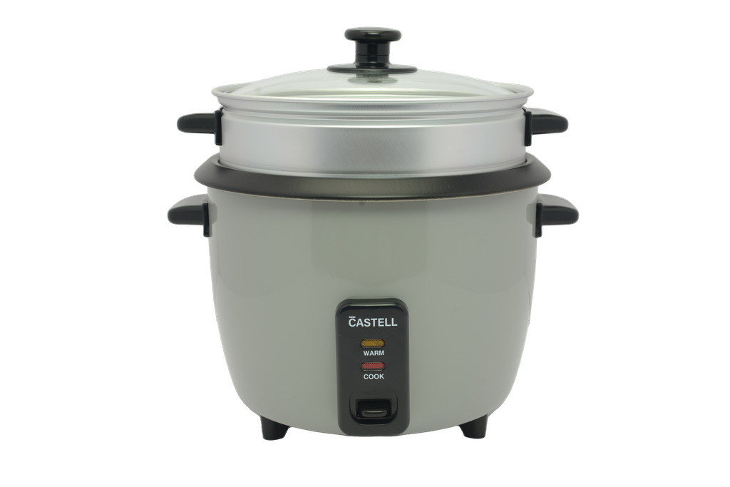 ARROCERA 1.5LT 500WTTS CON VAPORERA U/DOMESTICO GRIS/-CASTELL