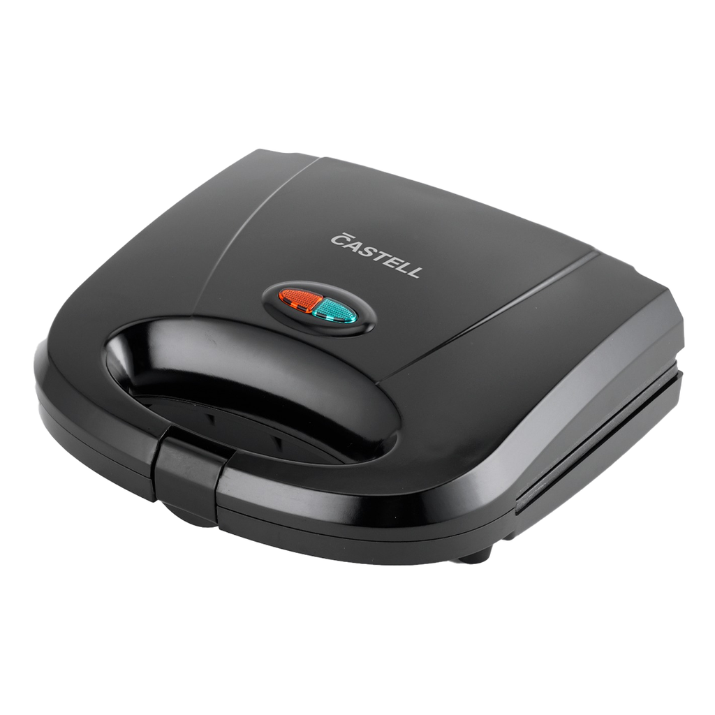 SANDUCHERA 2 PANES 750WTTS 110V R/ANTIADHERENTE  NEGRO/-CASTELL