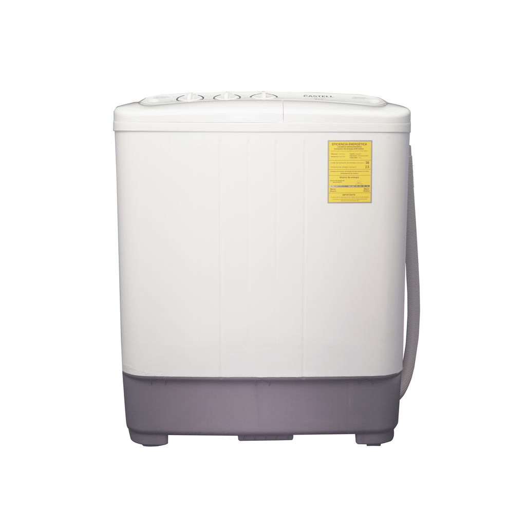 LAVADORA MANUAL DOBLE TANQUE 7KG BLANCO/-CASTELL