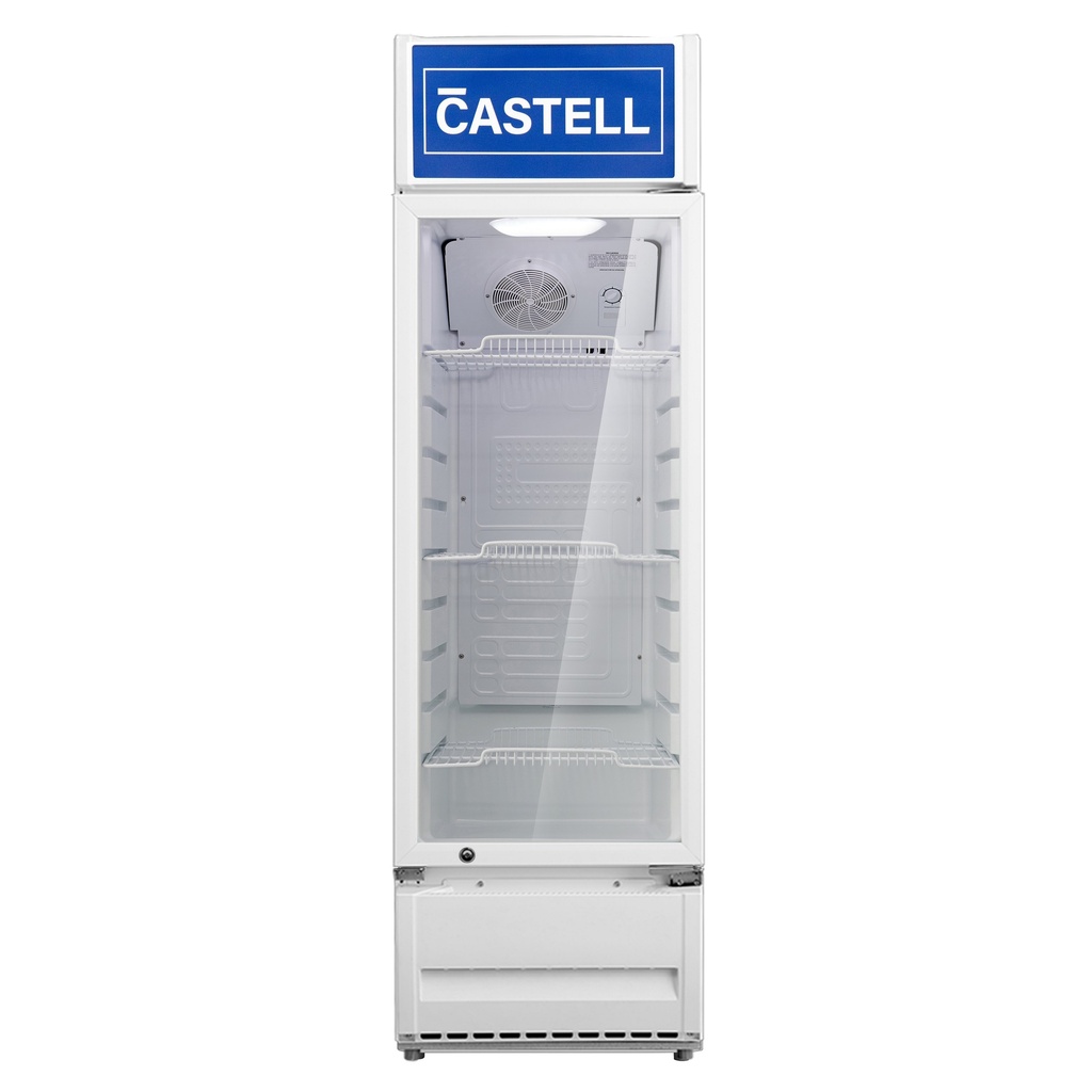 VITRINA VERTICAL 211LT BLANCO/-CASTELL CAS-E281