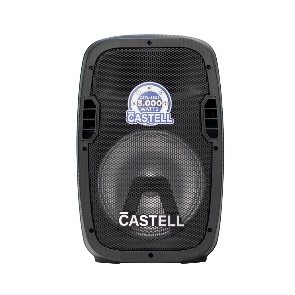 CAJA AMPLIFICADA CON BLUETOOTH USB MP3 5000W NEGRO/CASTELL