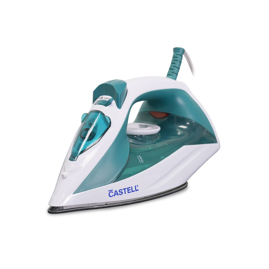 PLANCHA DE ROPA EXPULSION DE VAPOR POTENCIA 1200WATTS 120V-60HZ AZUL OSCURO/BLANCO -CASTELL