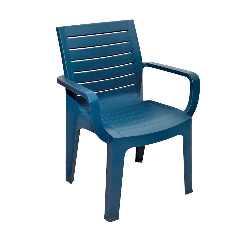 SILLA MINI MADEIRA AZUL/-PICA
