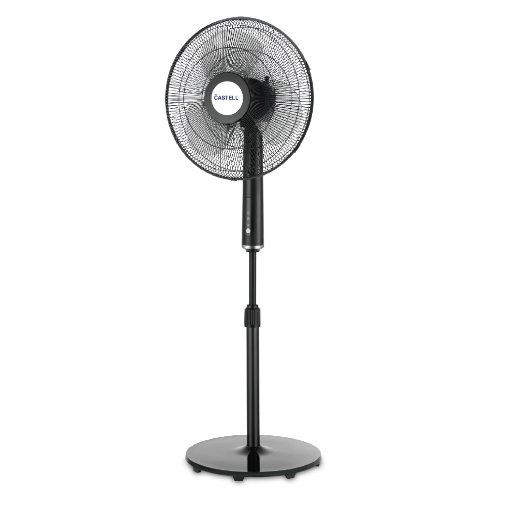 VENTILADOR DE PEDESTAL 16" 3VEL 3 ASPAS NEGRO/-CASTELL