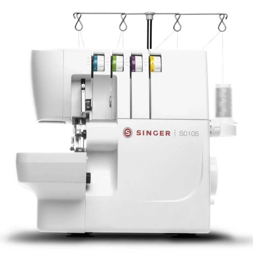 MAQUINA DE COSER DOMESTICA OVERLOCK DE 4 HILOS S0105 - SINGER